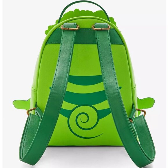 Loungefly Disney Tangled Pascal Mini Backpack Flower Crown Character Cosplay Bag - Picture 3 of 4